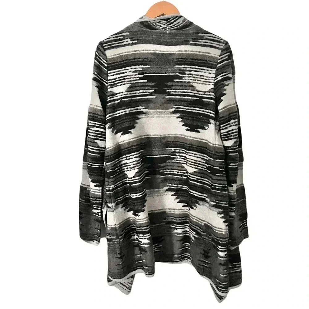 Lucky Brand Aztec drape open cardigan - Picture 4 of 4